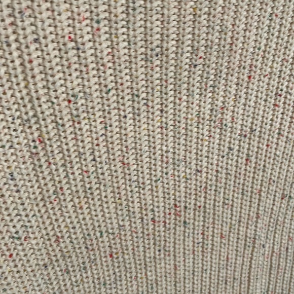 Neutral High Low Mock Neck Sweater - SZ S - Picture 4 of 6